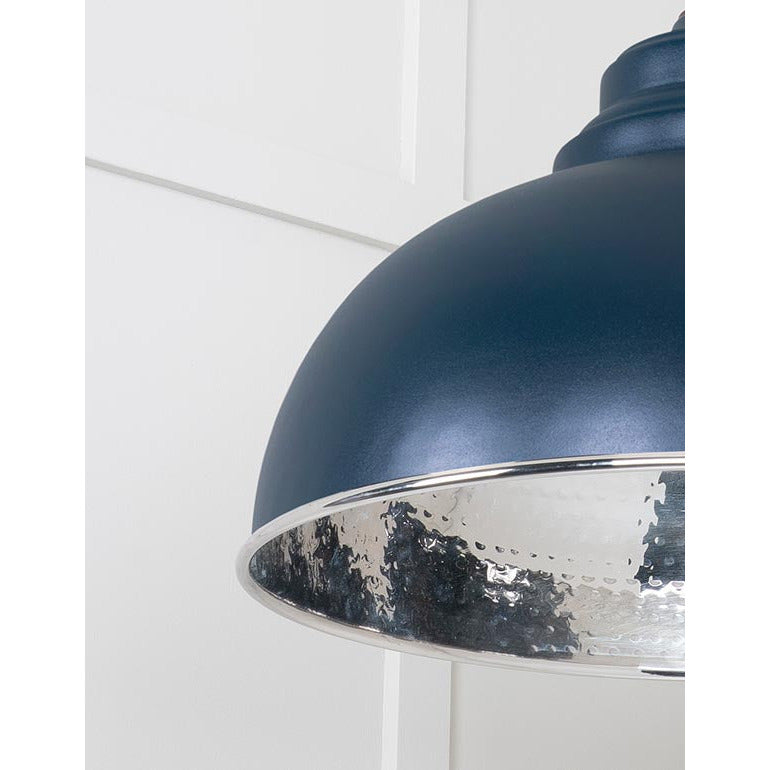 From The Anvil - Harborne Pendant in Dusk - Hammered Nickel - 45472DU - Choice Handles