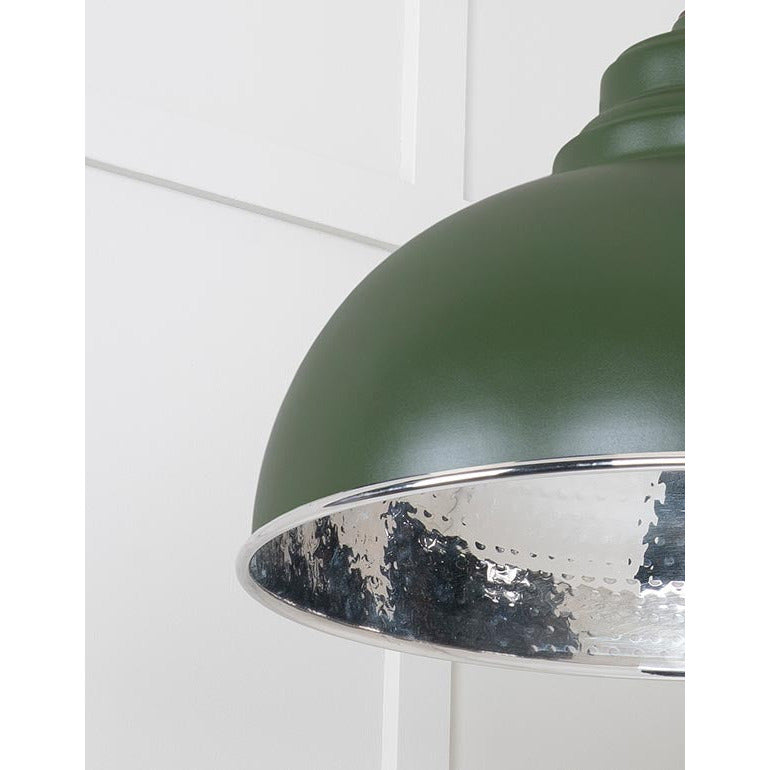 From The Anvil - Harborne Pendant in Heath - Hammered Nickel - 45472H - Choice Handles