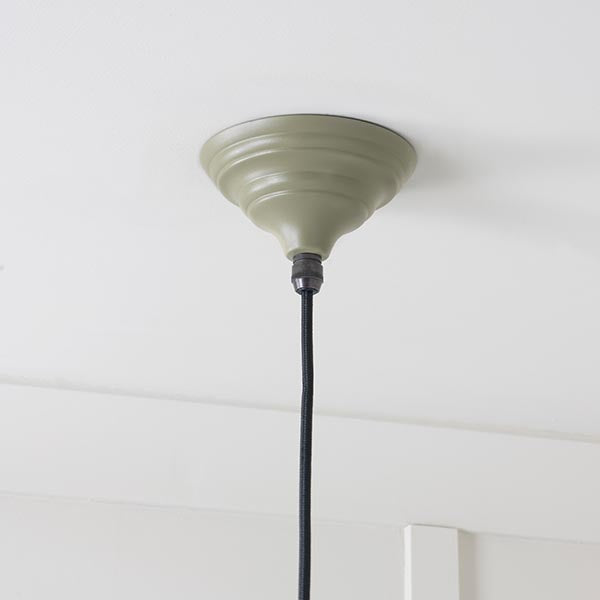 From The Anvil - Harborne Pendant in Tump - Hammered Nickel - 45472TU - Choice Handles