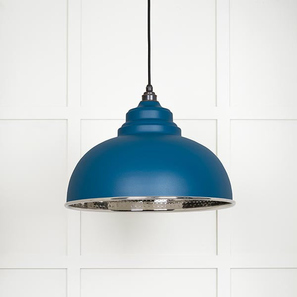 From The Anvil - Harborne Pendant in Upstream - Hammered Nickel - 45472U - Choice Handles