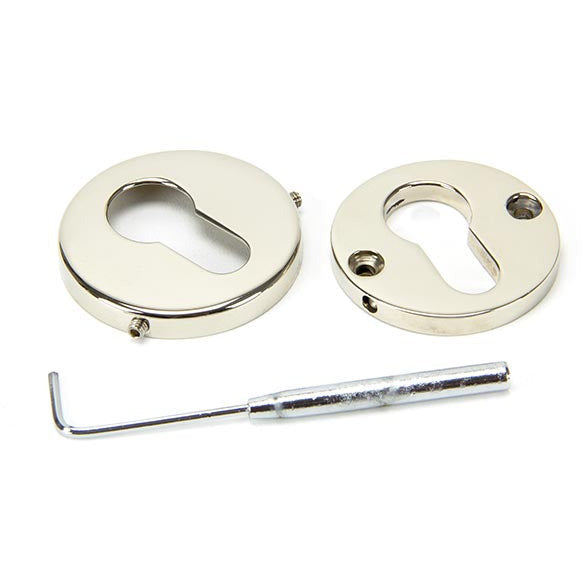 From The Anvil - 52mm Regency Concealed Escutcheon - Polished Nickel - 45474 - Choice Handles