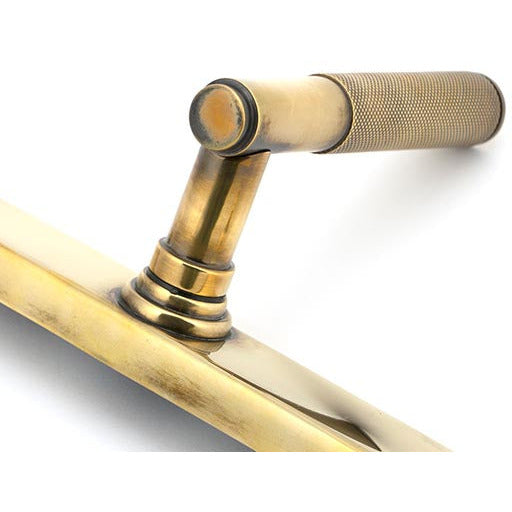 From The Anvil - Brompton Slimline Lever Espag. Lock Set - Aged Brass - 45499 - Choice Handles