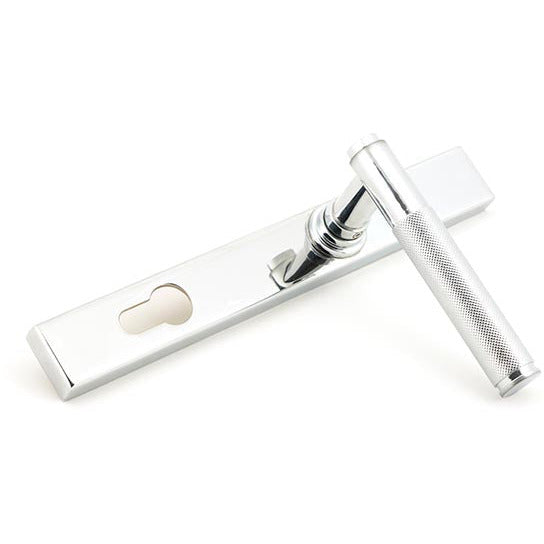 From The Anvil - Brompton Slimline Lever Espag. Lock Set - Polished Chrome - 45525 - Choice Handles