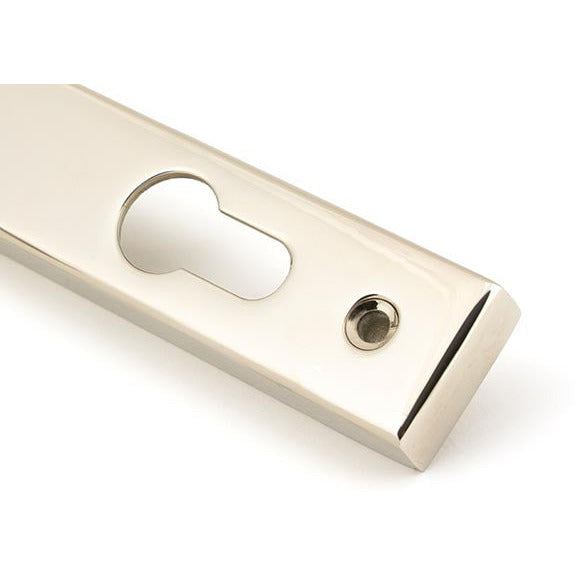 From The Anvil - Brompton Slimline Lever Espag. Lock Set - Polished Nickel - 45526 - Choice Handles