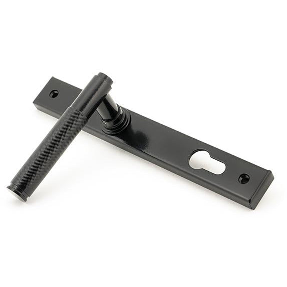 From The Anvil - Brompton Slimline Lever Espag. Lock Set - Black - 45527 - Choice Handles