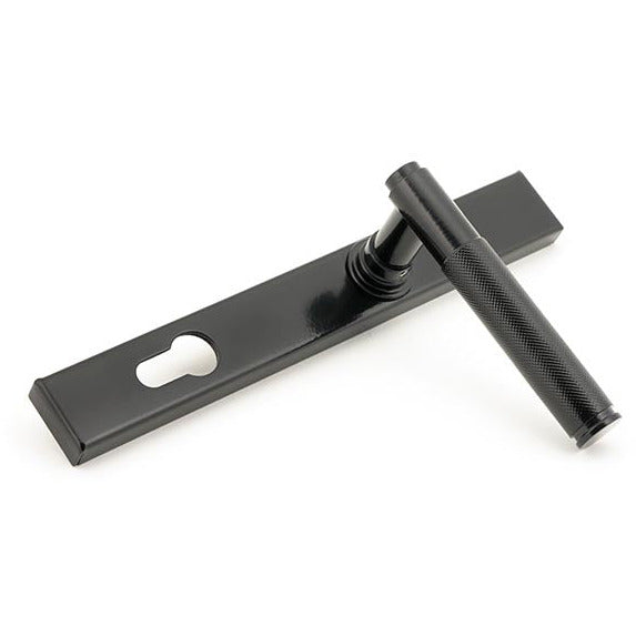 From The Anvil - Brompton Slimline Lever Espag. Lock Set - Black - 45527 - Choice Handles