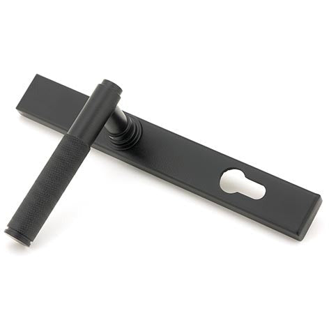 From The Anvil - Brompton Slimline Lever Espag. Lock Set - Matt Black - 45528 - Choice Handles