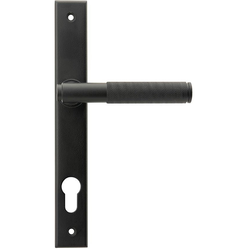 From The Anvil - Brompton Slimline Lever Espag. Lock Set - Matt Black - 45528 - Choice Handles