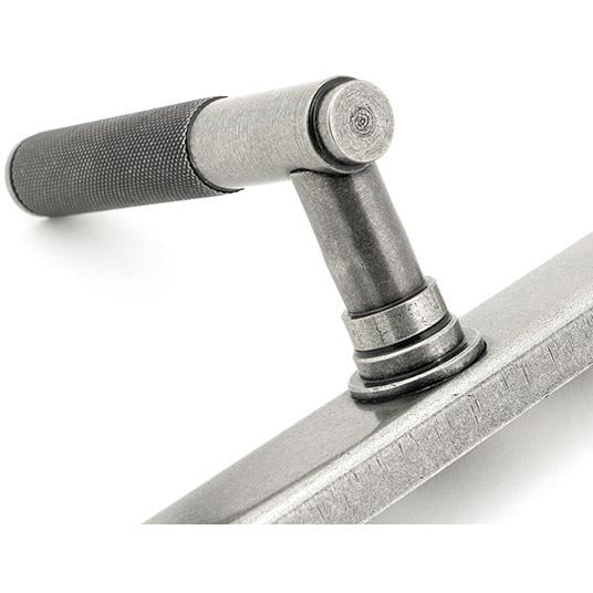 From The Anvil - Brompton Slimline Lever Espag. Lock Set - Pewter Patina - 45529 - Choice Handles