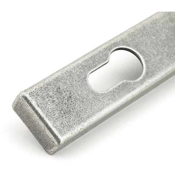 From The Anvil - Brompton Slimline Lever Espag. Lock Set - Pewter Patina - 45529 - Choice Handles