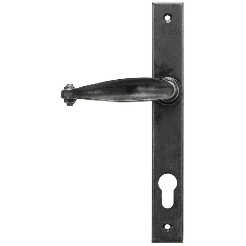 From The Anvil - Cottage Slimline Lever Espag. Lock Set - External Beeswax - 45593 - Choice Handles