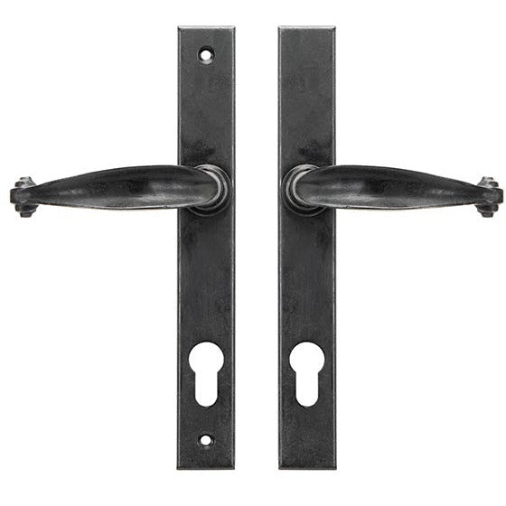 From The Anvil - Cottage Slimline Lever Espag. Lock Set - External Beeswax - 45593 - Choice Handles