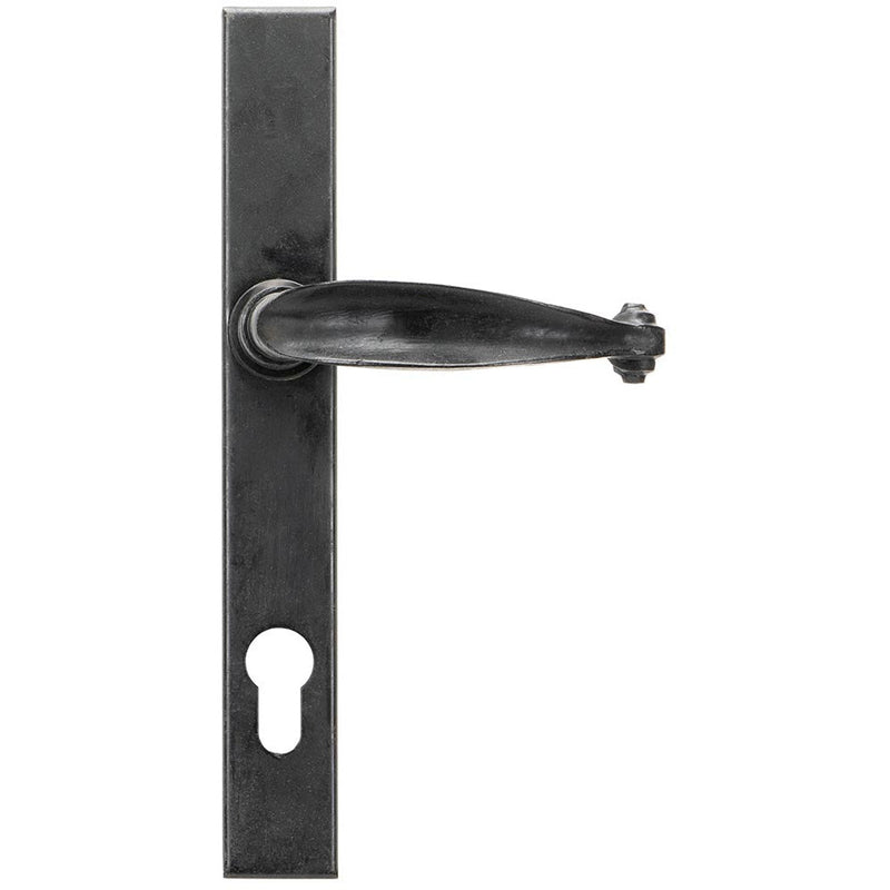 From The Anvil - Cottage Slimline Lever Espag. Lock Set - External Beeswax - 45593 - Choice Handles