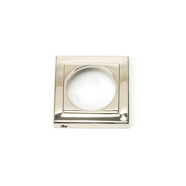 From The Anvil - Round Escutcheon (Square) - Polished Nickel - 45694 - Choice Handles