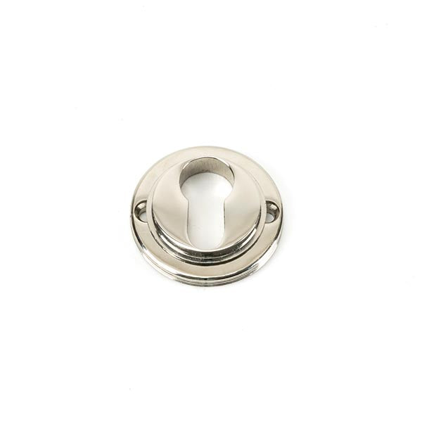 From The Anvil - Round Euro Escutcheon (Beehive) - Polished Nickel - 45717 - Choice Handles