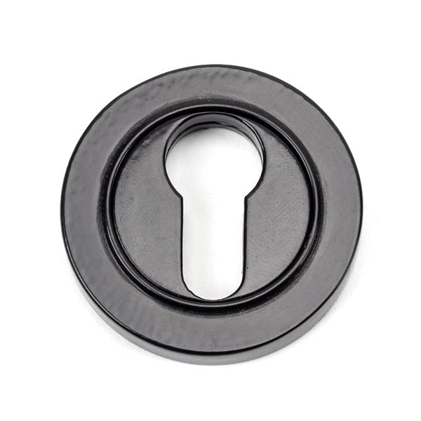 From The Anvil - Euro Escutcheon (Plain) - Black - 45719 - Choice Handles