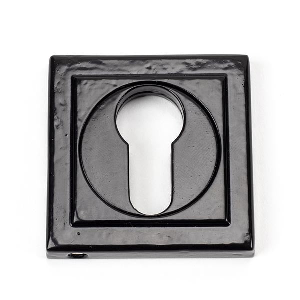 From The Anvil - Euro Escutcheon (Square) - Black - 45722 - Choice Handles