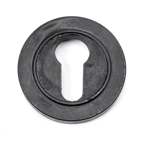 From The Anvil - Round Euro Escutcheon (Plain) - External Beeswax - 45723 - Choice Handles