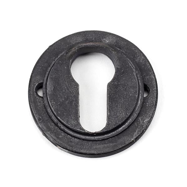 From The Anvil - Round Euro Escutcheon (Square) - External Beeswax - 45726 - Choice Handles