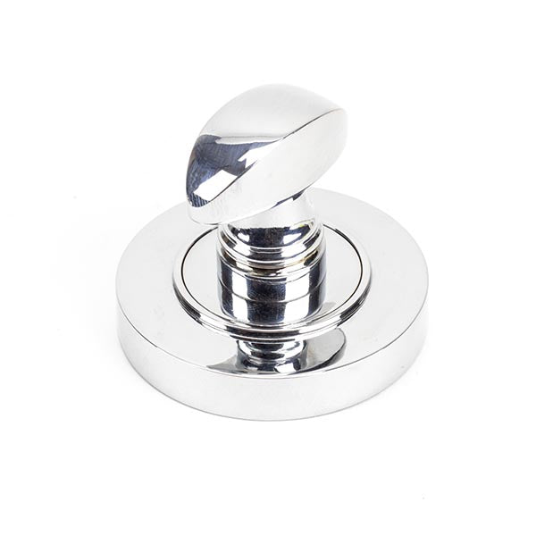 From The Anvil - Round Thumbturn Set (Plain) - Polished Chrome - 45735 - Choice Handles