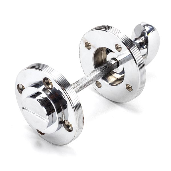 From The Anvil - Round Thumbturn Set (Plain) - Polished Chrome - 45735 - Choice Handles