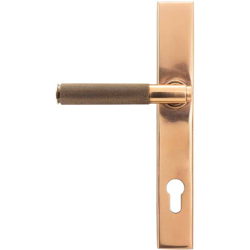 From The Anvil - Brompton Slimline Lever Espag. Lock Set - Polished Bronze - 45776 - Choice Handles