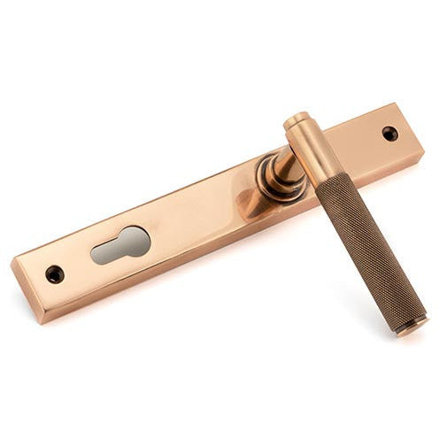 From The Anvil - Brompton Slimline Lever Espag. Lock Set - Polished Bronze - 45776 - Choice Handles