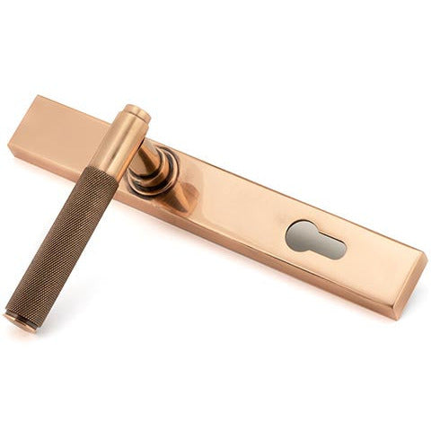 From The Anvil - Brompton Slimline Lever Espag. Lock Set - Polished Bronze - 45776 - Choice Handles