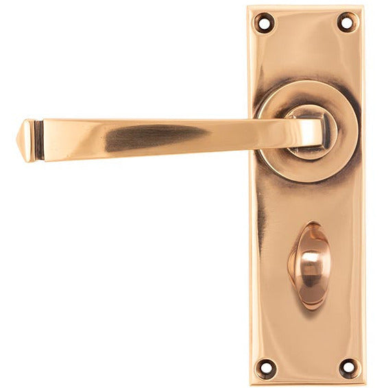 From The Anvil - Avon Lever Bathroom Set - Polished Bronze - 45789 - Choice Handles