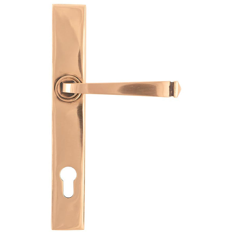 From The Anvil - Avon Slimline Lever Espag. Lock Set - Polished Bronze - 45791 - Choice Handles