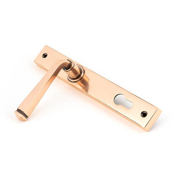 From The Anvil - Avon Slimline Lever Espag. Lock Set - Polished Bronze - 45791 - Choice Handles