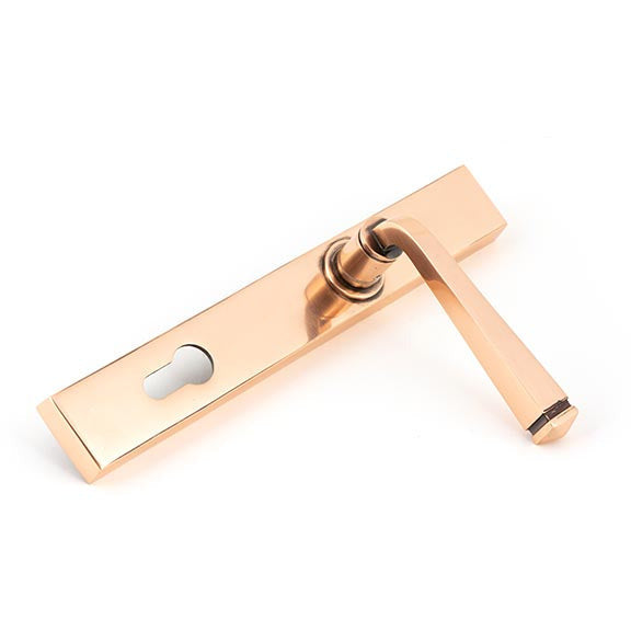 From The Anvil - Avon Slimline Lever Espag. Lock Set - Polished Bronze - 45791 - Choice Handles