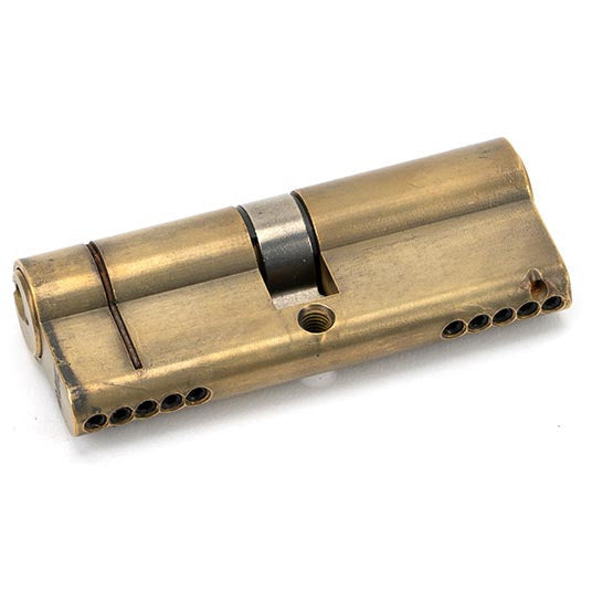 From The Anvil - 40/40 5pin Euro Cylinder - Aged Brass - 45811 - Choice Handles