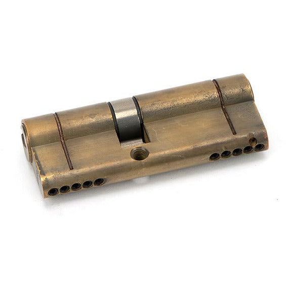 From The Anvil - 35/45 5pin Euro Cylinder - Aged Brass - 45815 - Choice Handles