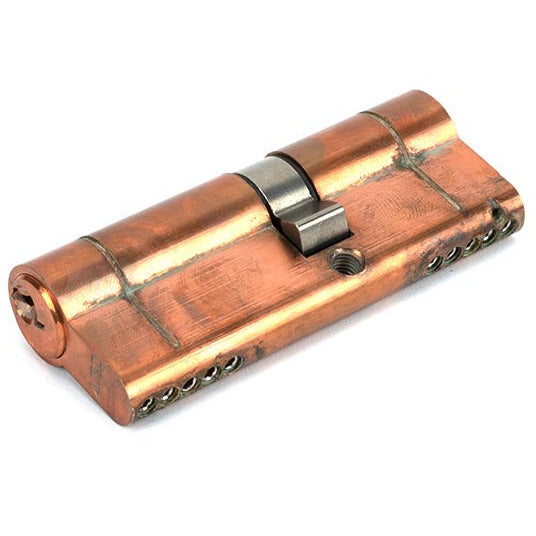 From The Anvil - 35/45 5pin Euro Cylinder KA - Polished Bronze - 45833 - Choice Handles