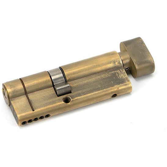 From The Anvil - 35/45T 5pin Euro Cylinder/Thumbturn - Aged Brass - 45859 - Choice Handles