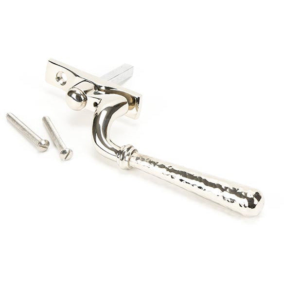 From The Anvil - Hammered Newbury Espag - LH - Polished Nickel - 45916 - Choice Handles