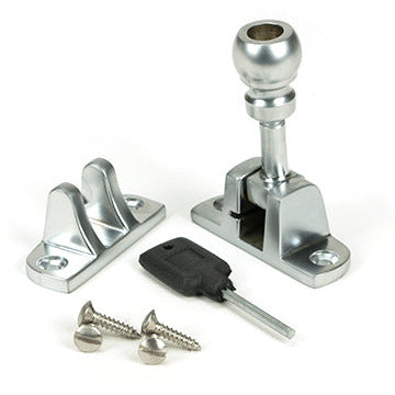 From The Anvil - Mushroom Brighton Fastener (Radiused) - Satin Chrome - 45961 - Choice Handles