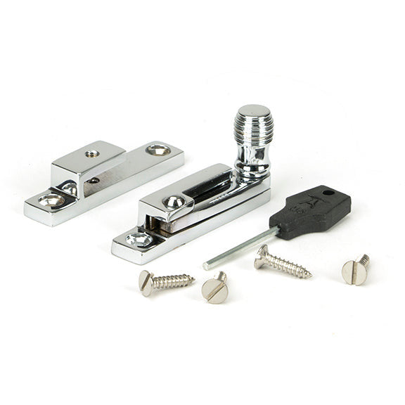 From The Anvil - Beehive Quadrant Fastener - Narrow - Polished Chrome - 45994 - Choice Handles