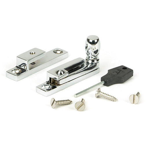 From The Anvil - Mushroom Quadrant Fastener - Narrow - Polished Chrome - 45999 - Choice Handles