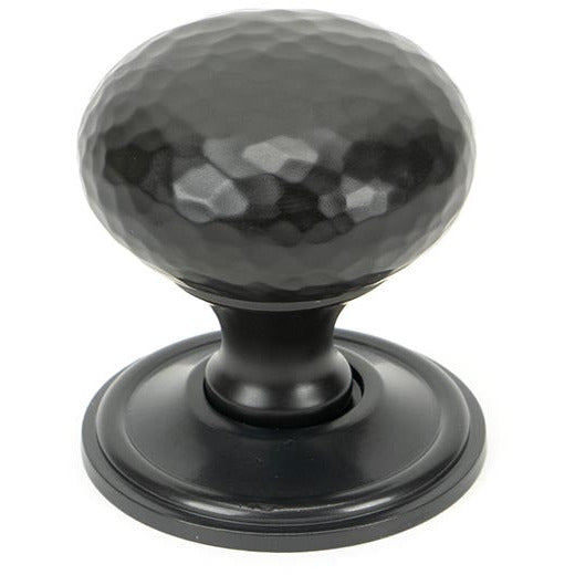 From The Anvil - Hammered Mushroom Cabinet Knob 38mm - Aged Bronze - 46029 - Choice Handles