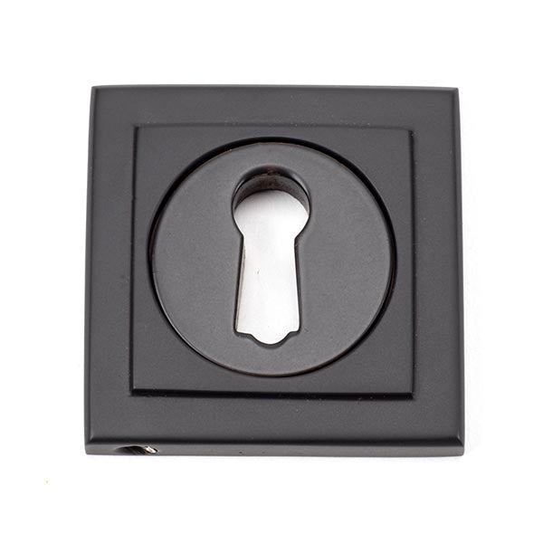 From The Anvil - Round Escutcheon (Square) - Aged Bronze - 46116 - Choice Handles