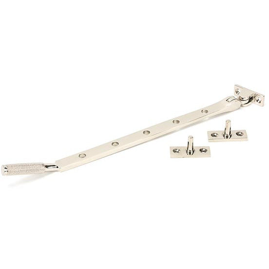 From The Anvil - 12" Brompton Stay - Polished Nickel - 46181 - Choice Handles