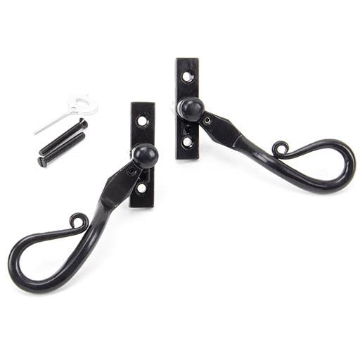 From The Anvil - 16mm Shepherd's Crook Espag - RH - Black - 46235 - Choice Handles