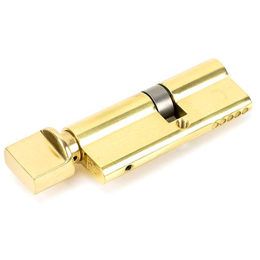 From The Anvil - 35/45T 5pin Euro Cylinder/Thumbturn - Lacquered Brass - 46263 - Choice Handles