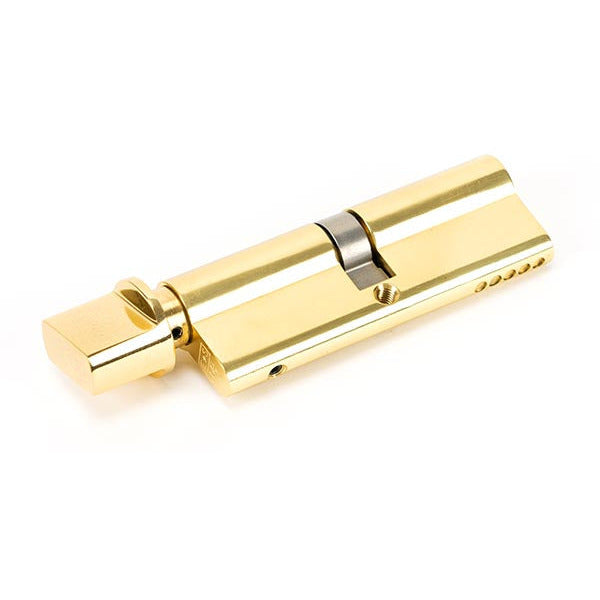 From The Anvil - 45/45 5pin Euro Cylinder/Thumbturn - Lacquered Brass - 46266 - Choice Handles