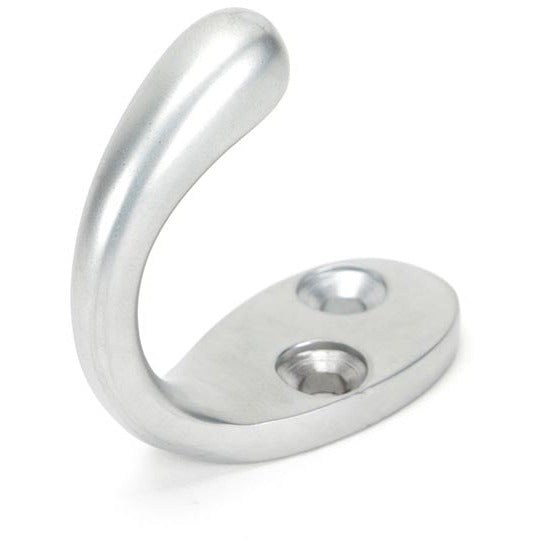 From The Anvil - Celtic Single Robe Hook - Satin Chrome - 46309 - Choice Handles