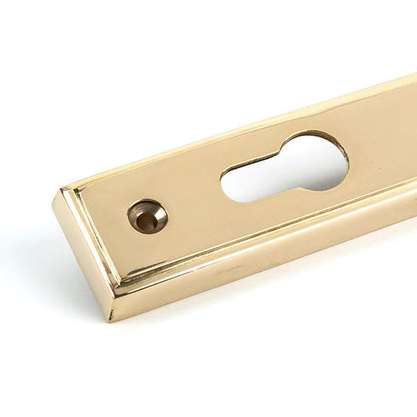 From The Anvil - Hinton Slimline Lever Espag. Lock Set - Polished Brass - 46547 - Choice Handles