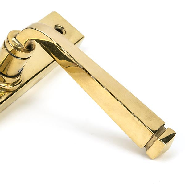 From The Anvil - Avon Slimline Lever Espag. Lock Set - Polished Brass - 46548 - Choice Handles