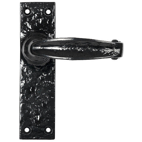 From The Anvil - MF Lever Latch Set - Black - 46574 - Choice Handles